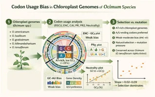 From mutation to optimization: Adaptive codon usage in Ocimu