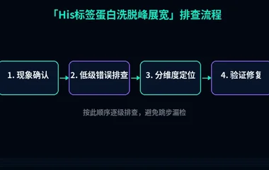 His标签蛋白洗脱峰展宽