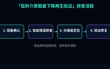 层析介质载量下降再生验证
