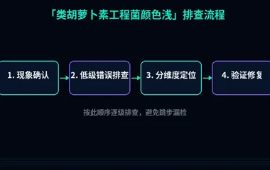 类胡萝卜素工程菌颜色浅