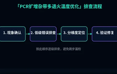 PCR扩增杂带多退火温度优化