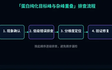 蛋白纯化目标峰与杂峰重叠