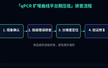 qPCR 扩增曲线平台期压低