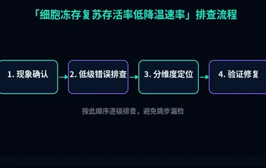 细胞冻存复苏存活率低降温速率