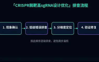 CRISPR脱靶高sgRNA设计优化
