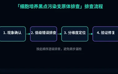 细胞培养黑点污染支原体排查
