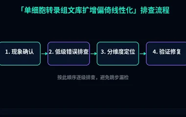 单细胞转录组文库扩增偏倚线性化