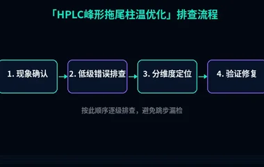 HPLC峰形拖尾柱温优化