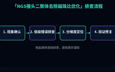 NGS接头二聚体去除磁珠比优化