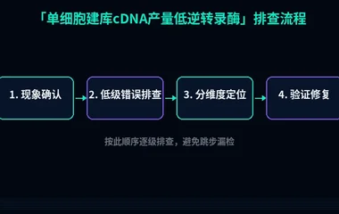 单细胞建库cDNA产量低逆转录酶
