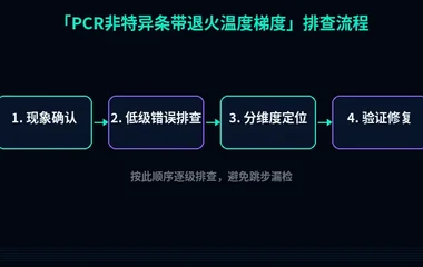 PCR非特异条带退火温度梯度