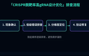 CRISPR脱靶率高gRNA设计优化