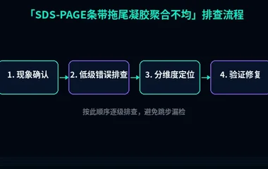 SDS-PAGE条带拖尾凝胶聚合不均