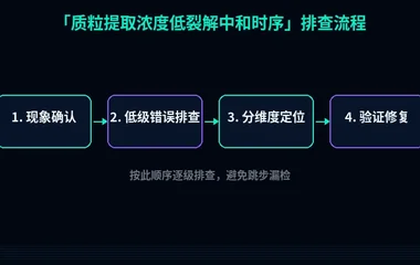 质粒提取浓度低裂解中和时序