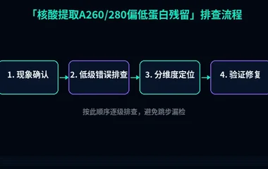 核酸提取A260/280偏低蛋白残留