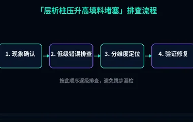 层析柱压升高填料堵塞