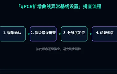 qPCR扩增曲线异常基线设置