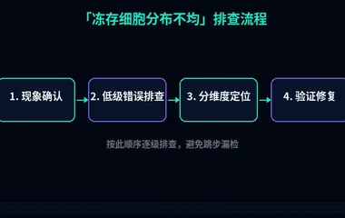 冻存细胞分布不均