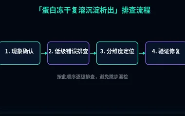 蛋白冻干复溶沉淀析出